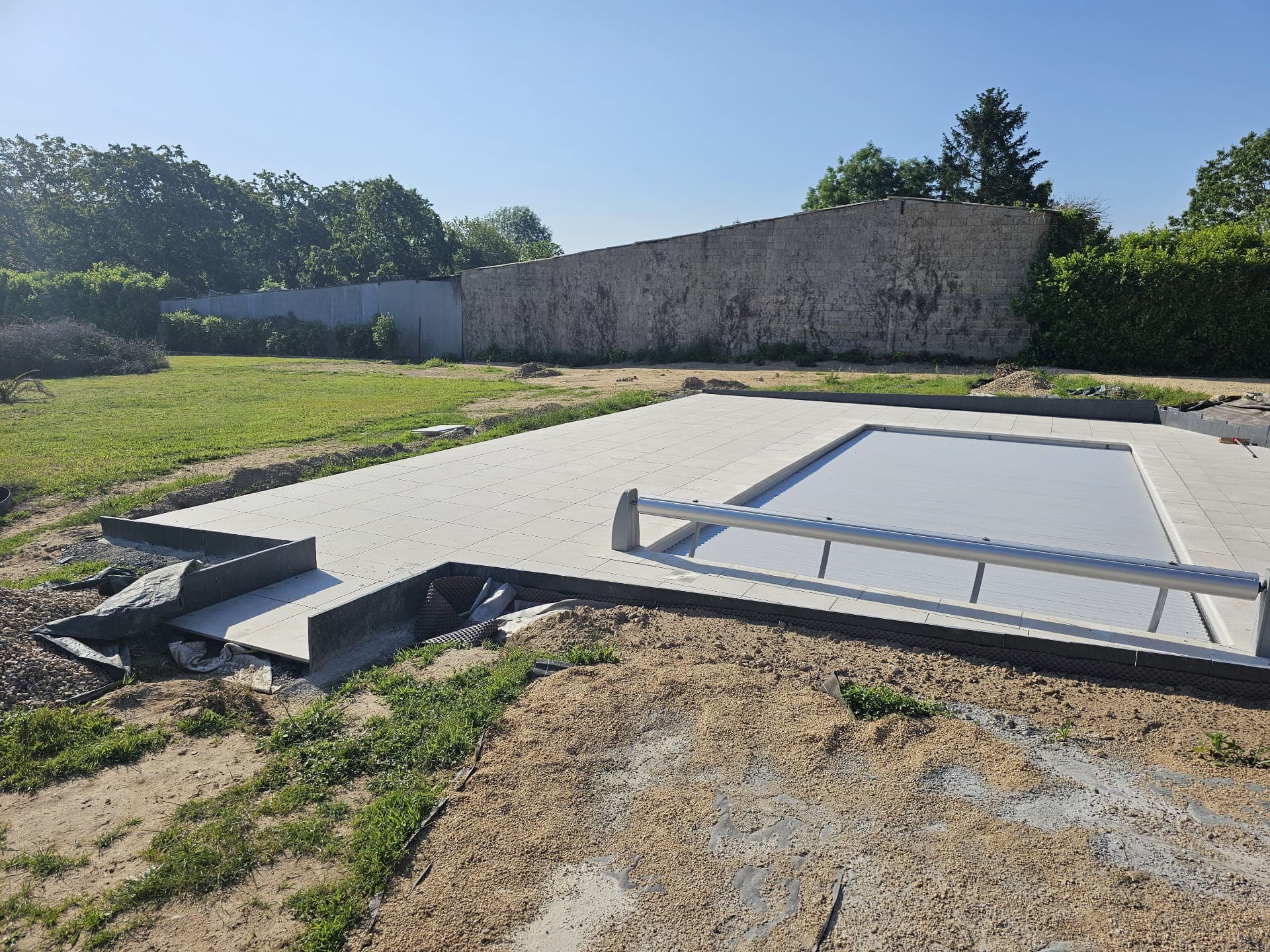 Terrasse sur plots