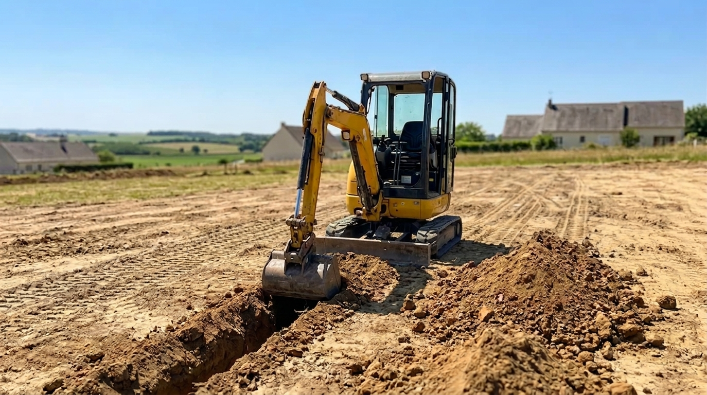 Travaux de viabilisation privative et pose de réseaux VRD